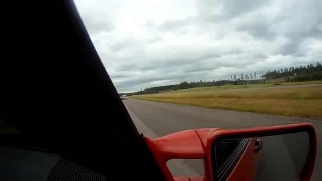 Saab 9000 550hpE85 vs Saab 9000 672hp98gas burnout