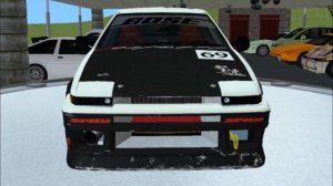 Sims 2 Car Conversion by VoVillia Corp. - 1985 Toyota Sprinter Trueno Coupe AE86 Tuned