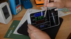 Прибор lbs06 для измерения качества воздуха (пыль, аэрозоли, формальдегид, VOC, индекс загрязнений)