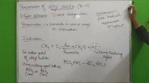 HaloAlkanes and HaloArenes 01 : Preparation Of HaloAlkanes 1 - From Alkanes and Alkene : JEE/NEET