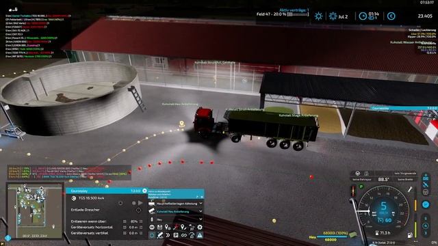 LS 22 NF Marsch # 206 LKW vorbereiten zum Silageballen einsammeln смотреть онлайн