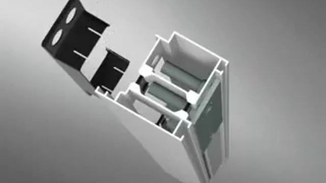 Установка скрытой дверной петли DR Hahn VL-BAND AL для алюминиевой двери смотреть онлайн