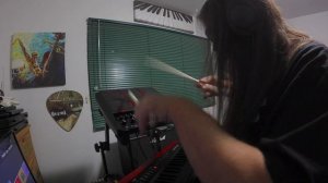 Roland SPD SX PRO Metal Guitar Sample, and Drums Recorded on Zoom Q8N 4K VIDEO.