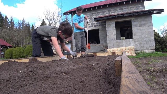 Посадка лука в теплую грядку | Жизнь своими руками смотреть онлайн