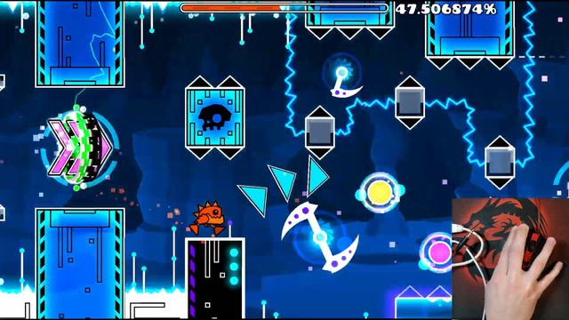 НОВОГОДНЕЕ ЧУДО! Hypersonic 100% (first extreme demon) Geometry Dash 2.113 [60Hz]