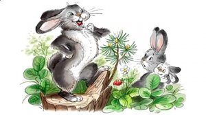 АУДИОСКАЗКА, Про храброго зайца-длинные уши,косые глаза,короткий хвост