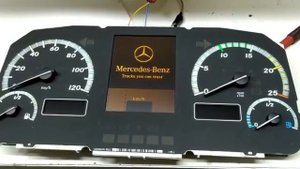 Ремонт щитка приборов Mercedes Actros MP4. Восстановление подсветки