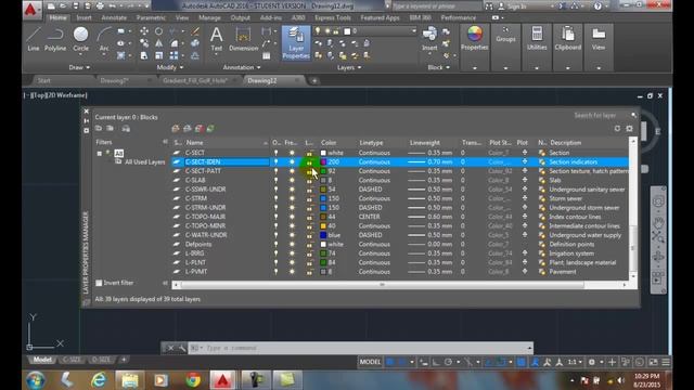 AutoCAD I 05-18 Layer Plotting Properties смотреть онлайн