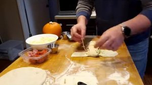 Mummy Stomboli - Easy to Make Halloween Pizza Treat!