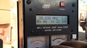 Автомобильная КВ антенна из DV-27s на 28 МГц