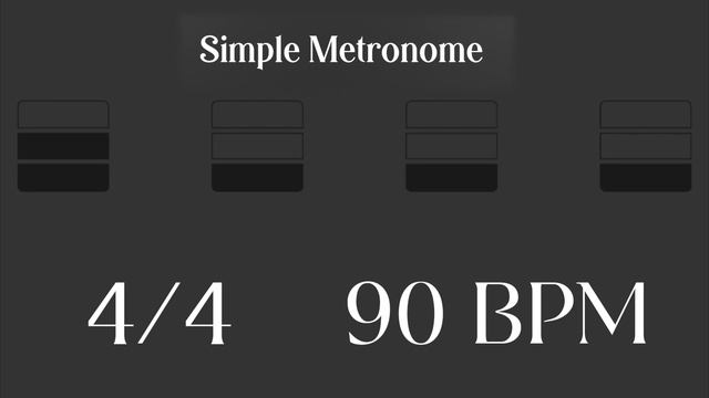 Metronome - 90 BPM смотреть онлайн