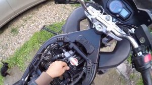 Замена свечей и воздушного фильтра на мотоцикле Suzuki Bandit 1250