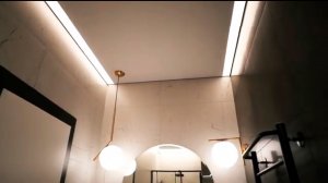 Гипсотяжные потолки по дизайн-проекту Анастасии Коломенцевой