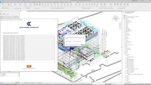 Batch  Publish Coordinates Workflow - Custom C# Revit API Plugin
