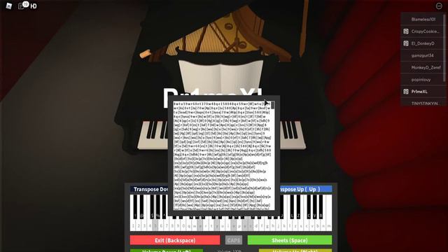 Playing Canon in C (Roblox Piano) смотреть онлайн