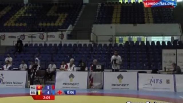 Самбо. Первенство мира-2016. 81 кг 1\8 Анатолий Романский (Бельгия)-Канатбек у.Aнарбек (Кыргызстан) смотреть онлайн