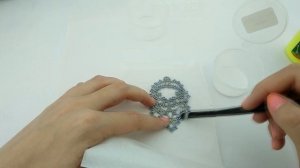 Укрепляем кружево ФРИВОЛИТЕ / We strengthen the lace.