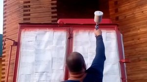 Покраска трактора в цвет металлик