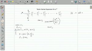 46 - Taylor Series for e^x