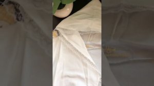 Крестильный халатик с капюшоном и запахом