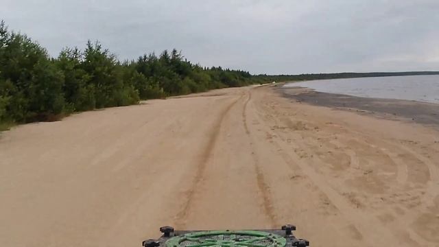 На #квадроцикл ах #yamahagrizzly 700 вдоль р Морье