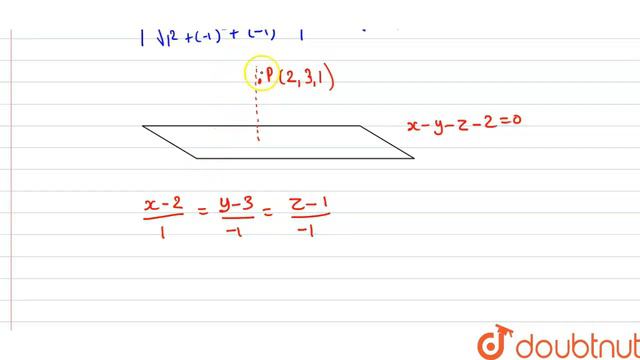 If `P(2,3,1)` is a point `L-=x-y-z-2=0` is a plane then (A) origin and P lie on the same side of th смотреть онлайн