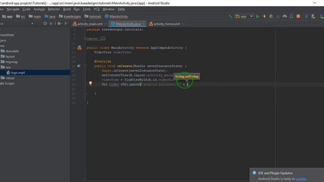 How to add Video Splash Screen in Android Studio 2018 |For beginners-Android Studio смотреть онлайн