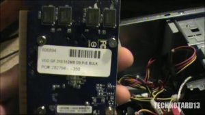 Installing a nVIDIA Geforce GT520 Video Card in my computer