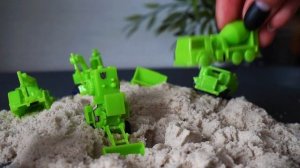 Робот - Трансформер 1 из 6. Строительные машины и робот. Видео для мальчиков