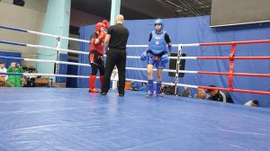 Тайский бокс. Саратов. Девушки 12-13 лет. Камилла Альбердиева и Полина Замкова