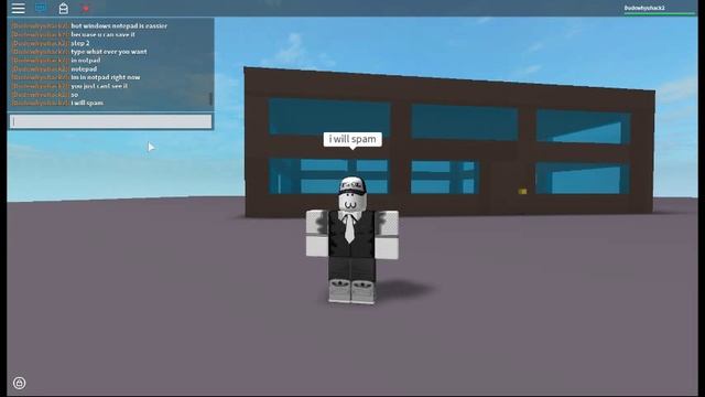 ROBLOX How to spam in chat смотреть онлайн
