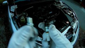 Замена свечей зажигания Mitsubishi Lancer IX