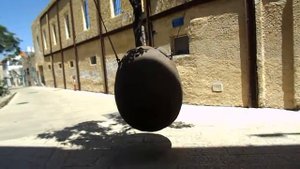 Тель-Авив - Яффо. Висячее апельсиновое дерево в Яффо -- Израиль