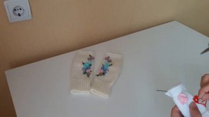 Как я вышиваю на митенках/МК по бразильской вышивке