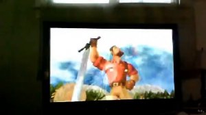 First lets play of go play lumberjacks for the wii