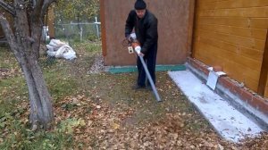 Воздуходув своими руками из двигателя пылесоса и ПВХ труб