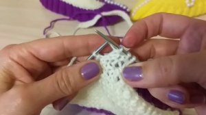 ТАПОЧКИ-СЛЕДКИ в японском стиле с завязками. Вяжем  вместе.