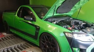 FPV429 Super Pursuit Ute. Dyno. Engine check up.