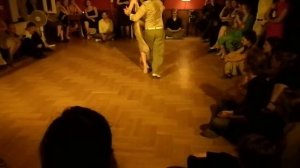 exhibicion en Krakow -milonga "Cacarreando"