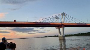 Международный мост Россия-Китай. Благовещенск. Прогулка на теплоходе между двумя странами
