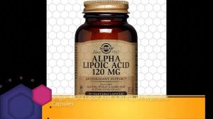 Solgar, Alpha Lipoic Acid, 120 mg, 60 Vegetable Capsules