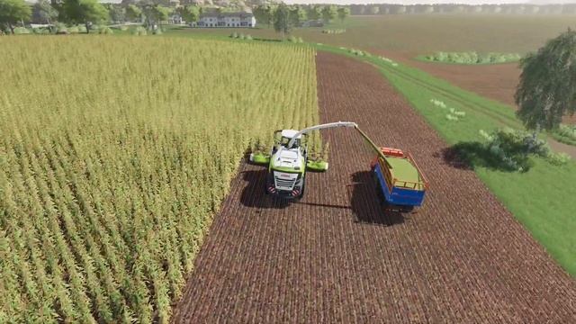 Таймлапс #56/Уборка кукурузы на силос/Карта Бухалово/Farming Simulator 2019 смотреть онлайн