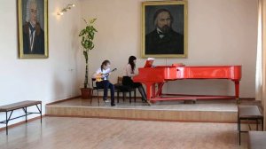 "По улице не ходила, не пойду", сибирская народная песня, обработка В. Лаптева (домра)