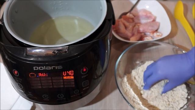 ЖАРЕНЫЕ КУРИНЫЕ КРЫЛЬЯ В МУЛЬТИВАРКЕ! КАК ПРИГОТОВИТЬ КРЫЛЬЯ? смотреть онлайн