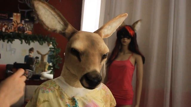 Покраска головы оленя для скульптуры|Painting of a deer head for the sculpture смотреть онлайн