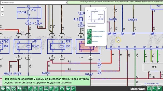 MotorData Professional - Схемы электрооборудования автомобилей
