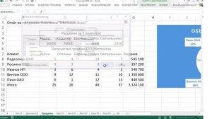 Настройка линейчатых диаграмм
