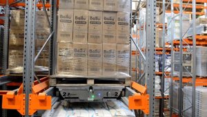 ВерСталь | Работа Pallet Shuttle на складе