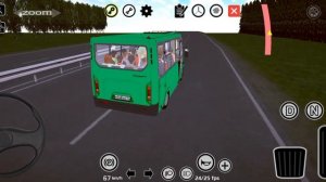 Поездка на автобусе Gaz Ситиланй в Proton bus simulator