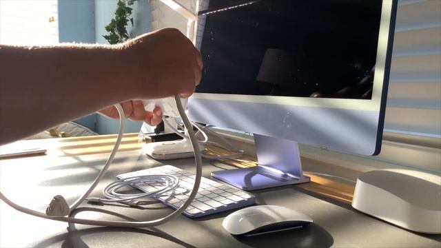 Unboxing the 24" Purple M1 iMac | unboxing + set up + first impressions